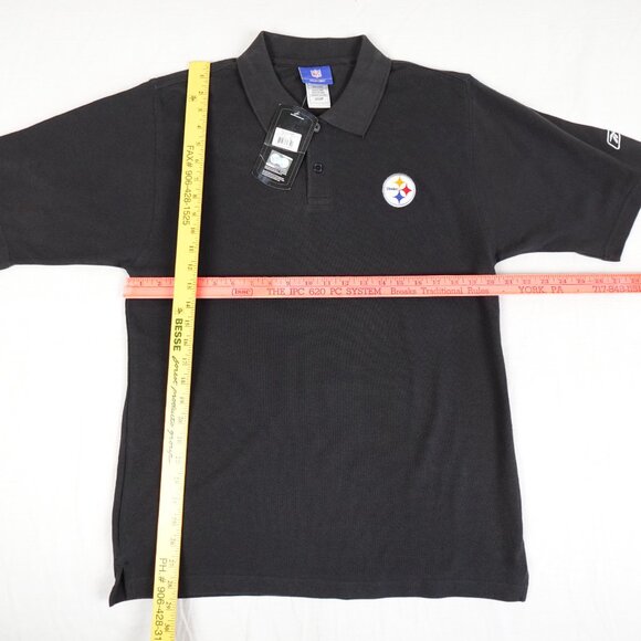 Reebok Pittsburgh Steelers NFL Team Shirt Size Small / Medium Golf Polo - Picture 7 of 9